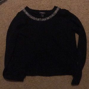 navy sweater